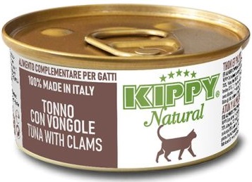 KIPPY конс. для кошек и котят NATURAL филе из тунца с мидиями 70г