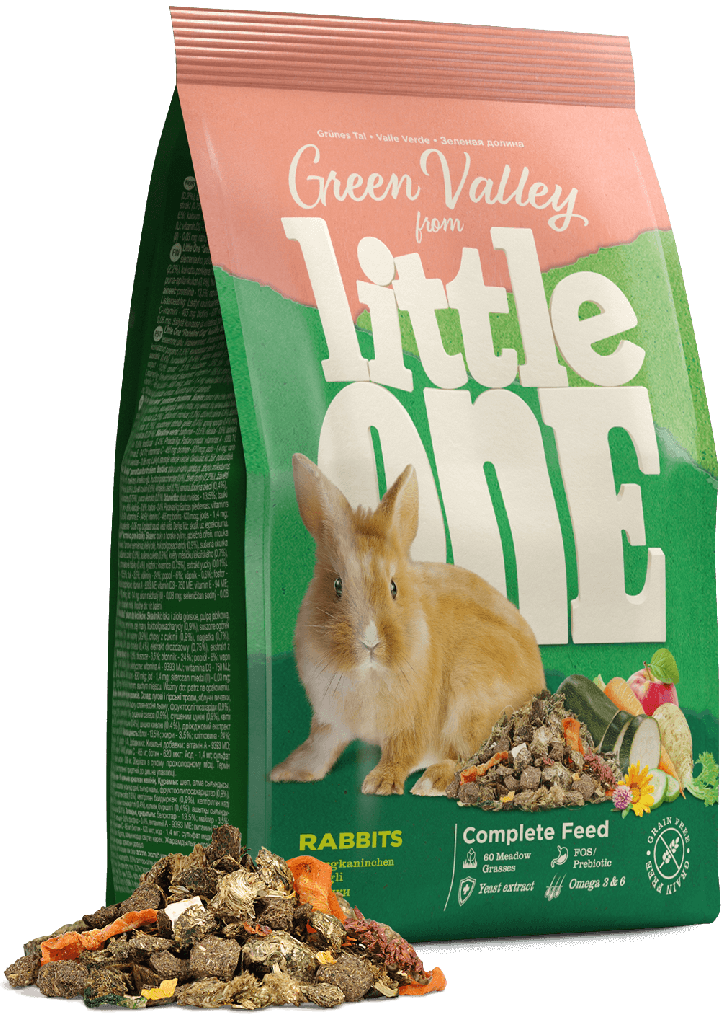 Little One "Зеленая долина" д/кроликов корм из разнотравья 750г