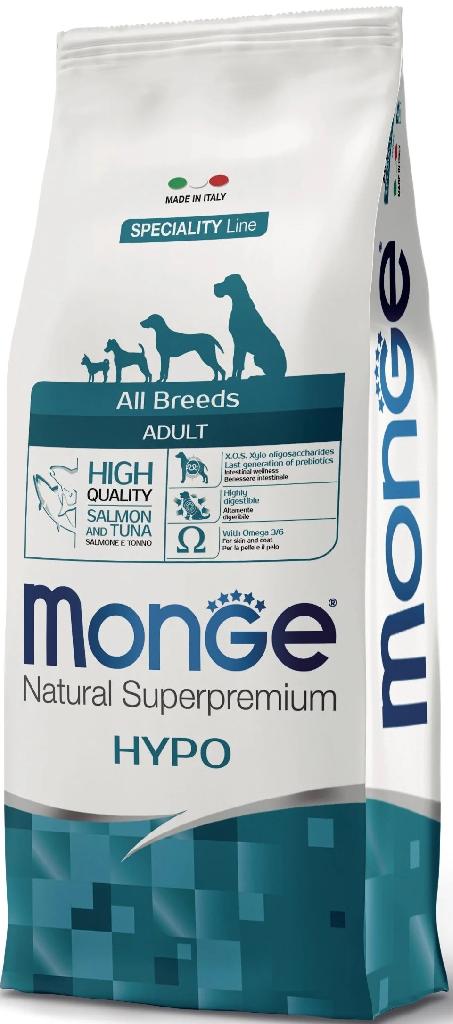 Monge Dog Speciality гипоаллергенный корм для собак лосось/тунец