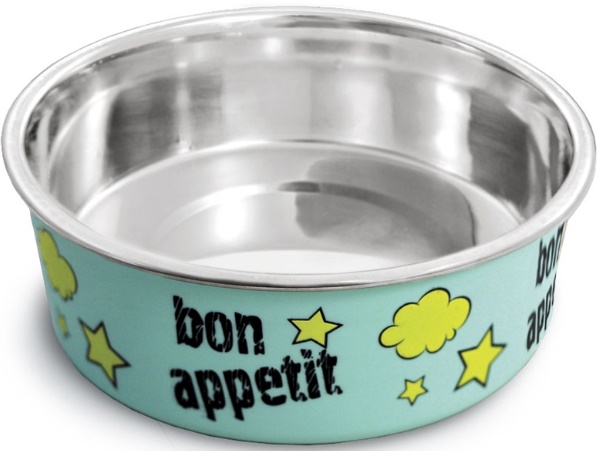Миска металлическая на резинке "Bon Appetit 0.45л, Triol