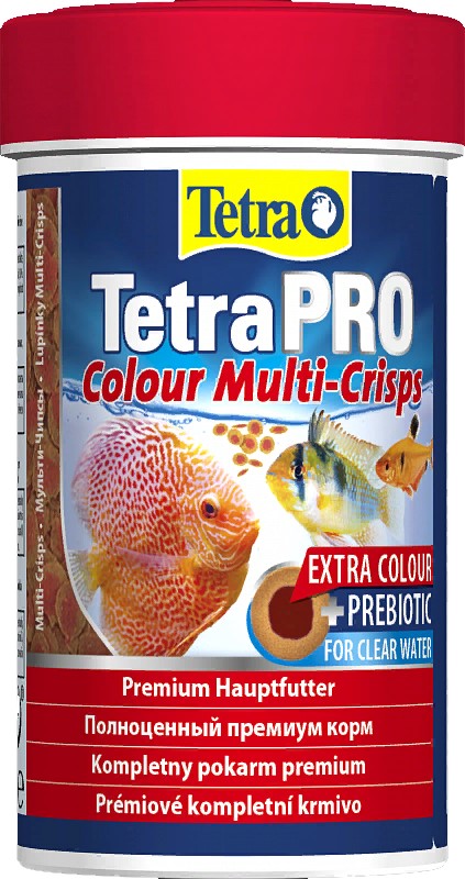 TetraPro Color Crisps корм-чипсы для улучшения окраса всех декоративных рыб 100мл