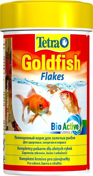 TetraGoldfish корм в хлопьях для всех видов золотых рыбок 100мл