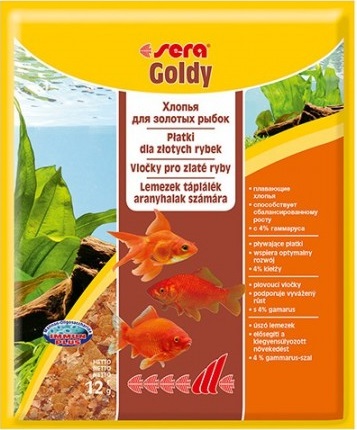 Сера Корм для золотых рыб в хлопьях GOLDY 12 г (пакетик)