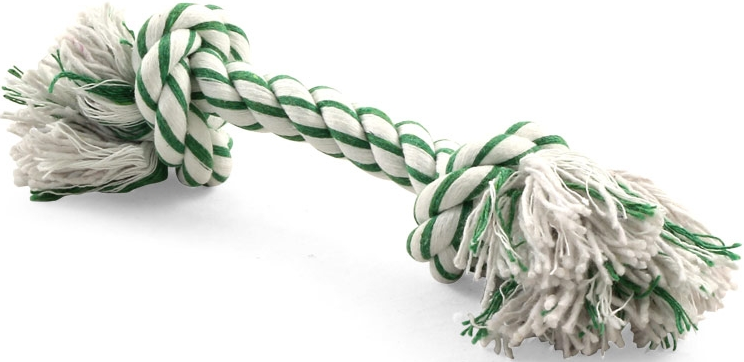 Игрушка AROMA для собак "Веревка с ментолом, 2 узла", 370мм