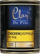 CLAN De File конс. д/собак 340 г Курица №63