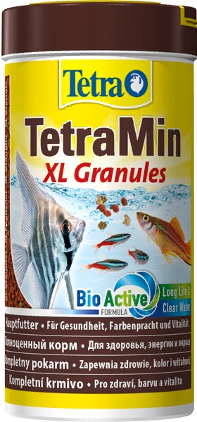TetraMin XL Granules корм для всех видов рыб крупные гранулы 250мл