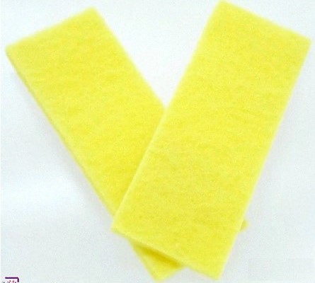 Губка-пластина желтая 60*12*2,5см