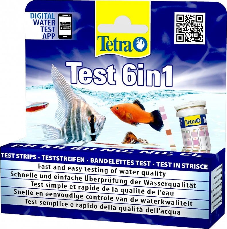 Tetra test 6in1 Тест для воды, 25 экспресс-полосок